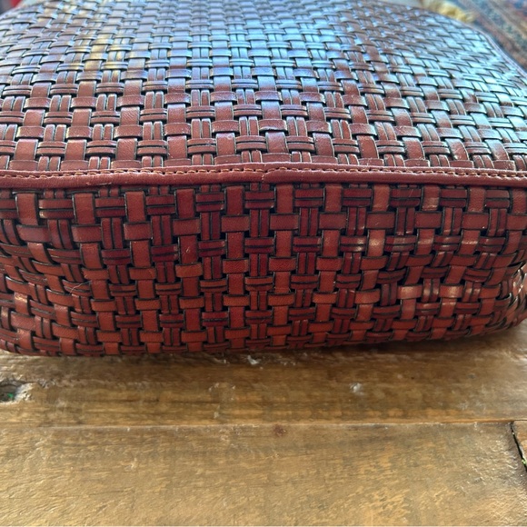 Talbot's Leather Brown Weave Purse Bag - Woven - Picture 4 of 7